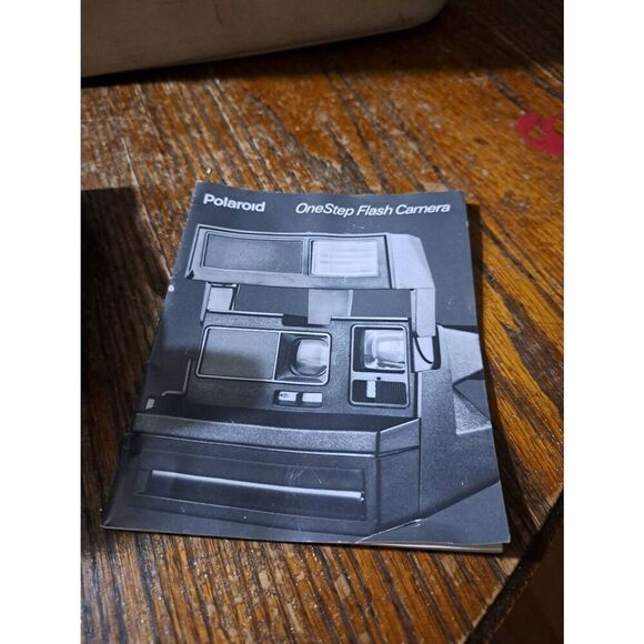 Vintage Polaroid One Step Flash Instant Camera with Paperwork - Picture 6 of 12
